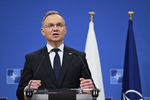 안제이 두다 폴란드 대통령. AP 연합뉴스