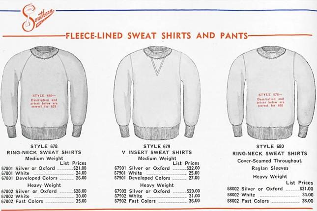 러셀 에슬레틱 밀스의 상업용 스웻셔츠./사진=러셀 에슬레틱