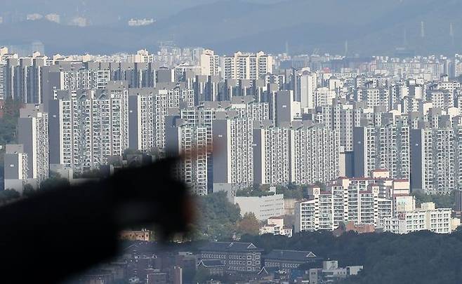 서울 남산에서 바라본 서울 시내. ⓒ뉴시스