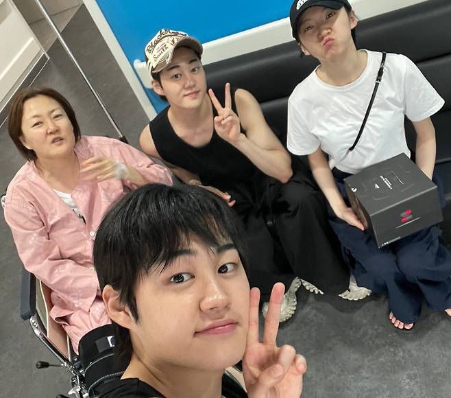 임춘애와 세 자녀(이지수, 현우, 지우)의 모습. 임춘애 제공