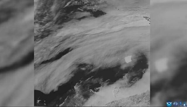 작년 12월 포착된 A-23A의 모습 (사진= NOAA/CIRA)