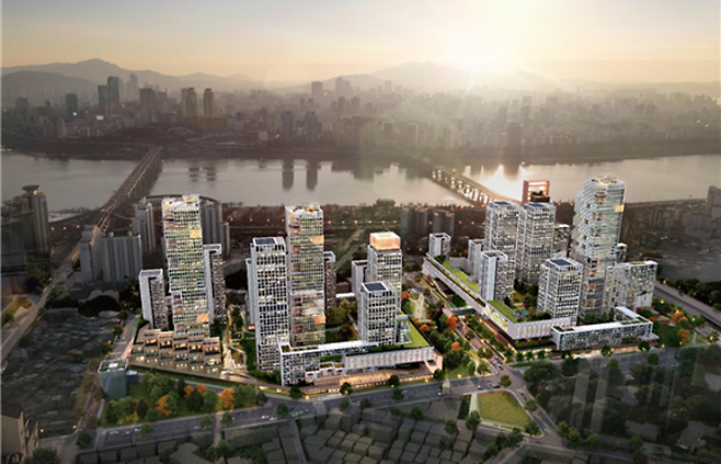 자양동 57-90번지 일대 조감도. 서울시 제공