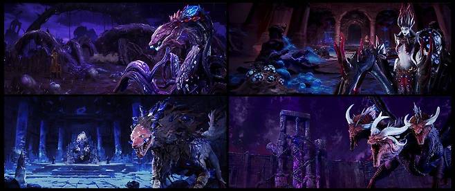 보스 레이드 챕터별 보스 모습