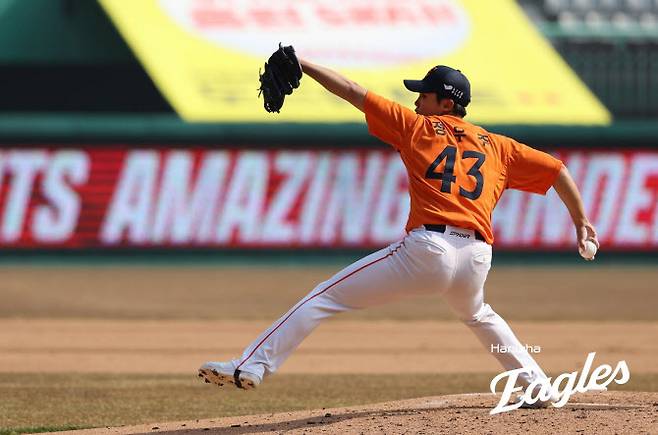 한화이글스 신인투수 정우주. 사진=한화이글스