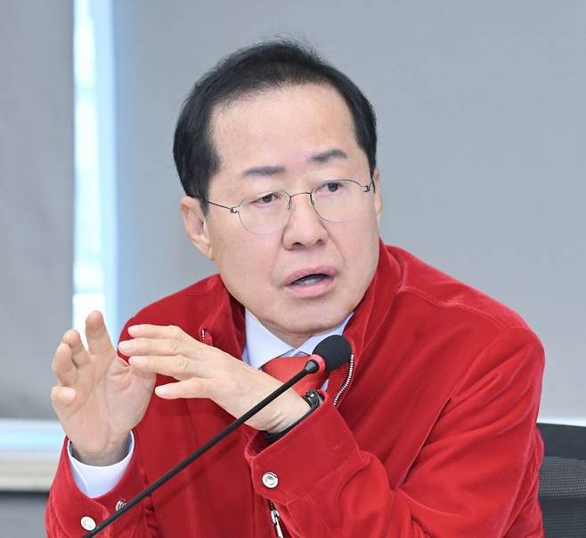 홍준표 대구시장. 2025.03.17 간부회의. 대구시 제공
