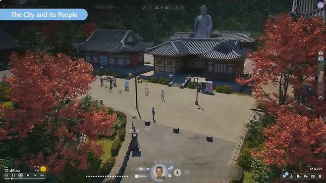 친숙한 한국 배경의 공간도 있다