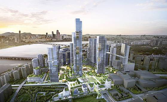 용산국제업무지구 조감도. 서울시 제공