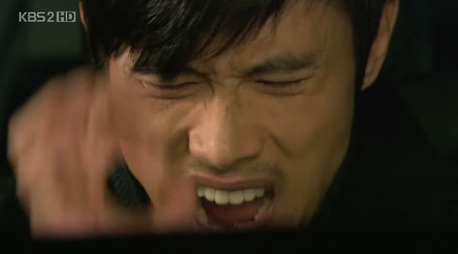 배우 이병헌의 연기가 밈으로 변했다. KBS2 '아이리스' 캡처.