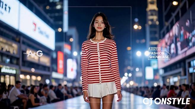 AI패션 쇼케이스. /사진제공=CJ온스타일