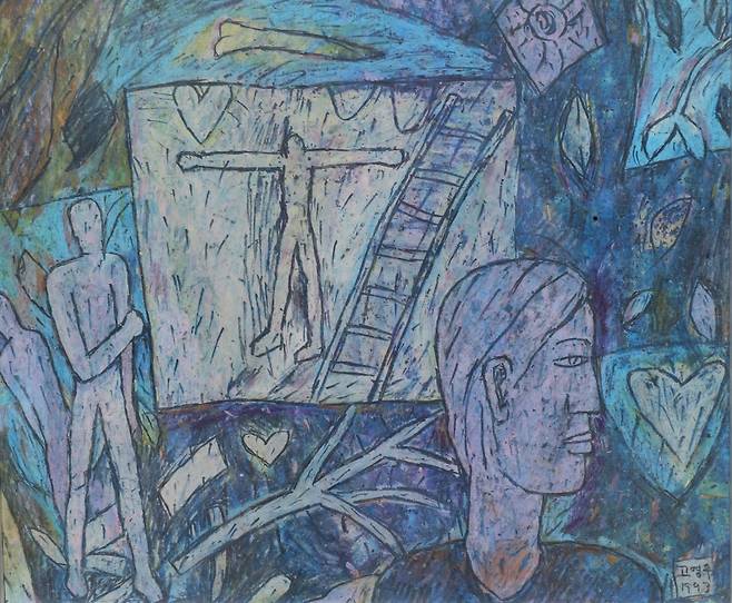 고영우 作 ‘너의 어두움’ (크레파스 작업)