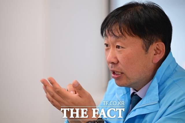 최 후보는 4·2 재·보궐선거가 국내 정치의 중요한 정치적 변곡점이 될 것이라고 강조했다. /남윤호 기자