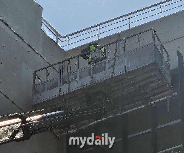 NC 다이노스가 안전점검을 실시했다./창원=심혜진 기자