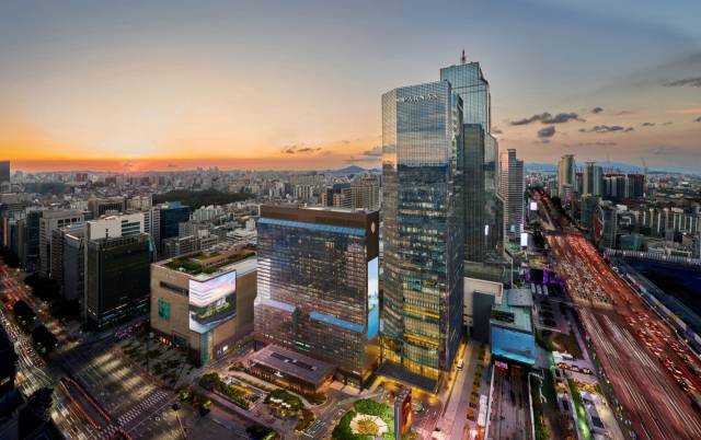 파르나스호텔이 서울 삼성역 인근에서 운영 중인 그랜드 인터컨티넨탈 서울 파르나스 호텔 전경. 사진 제공=파르나스호