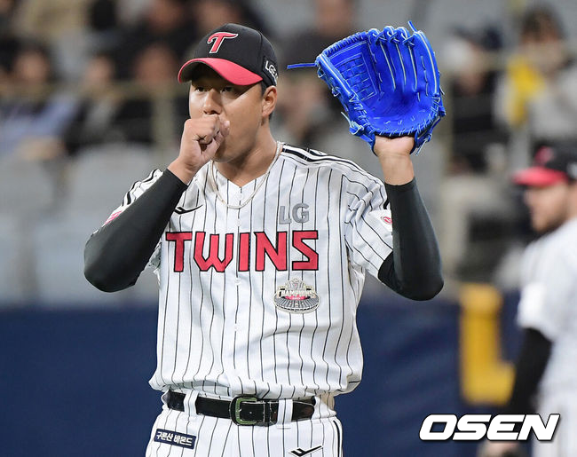 LG 투수 정우영 / OSEN DB