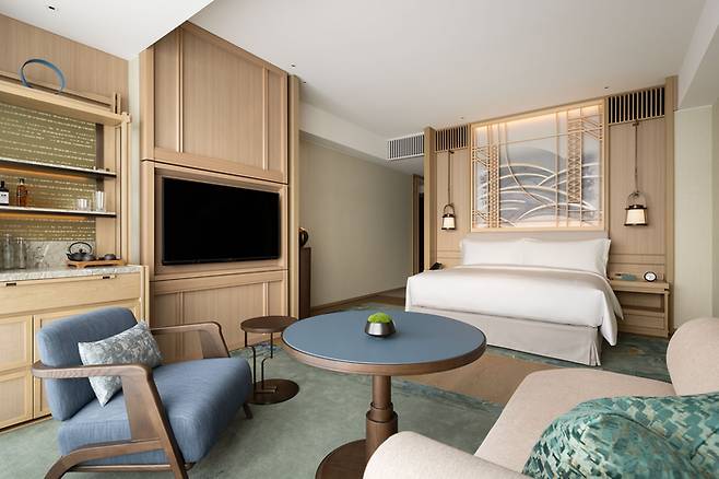 총 252개 객실로 구성된 월도프 아스토리아 오사카 / 사진=힐튼