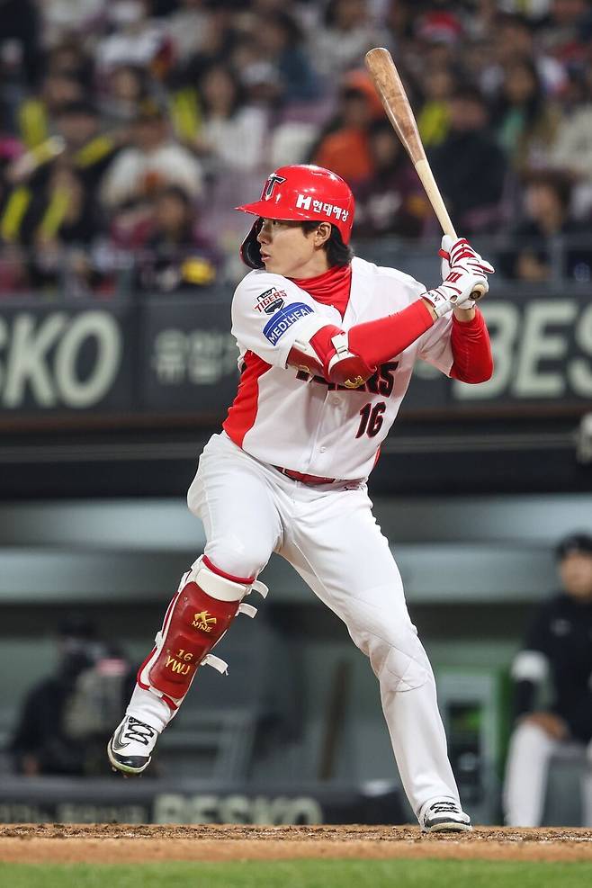 ▲ 최원준은 근래 들어 타격감이 싸늘하게 식으면서 위기 상황의 팀을 구해내지 못했다 ⓒKIA타이거즈
