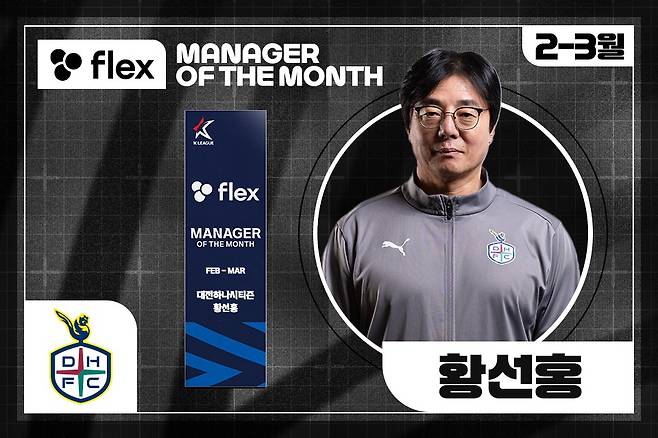 황선홍 대전 감독(한국프로축구연맹 제공)