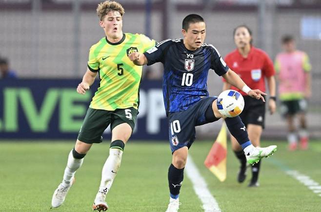 U-17 아시안컵 B조 최종전 일본과 호주의 경기. 사진출처=AFC 홈페이지