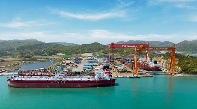 전라남도 해남의 대한조선 조선소 전경. /대한조선 제공