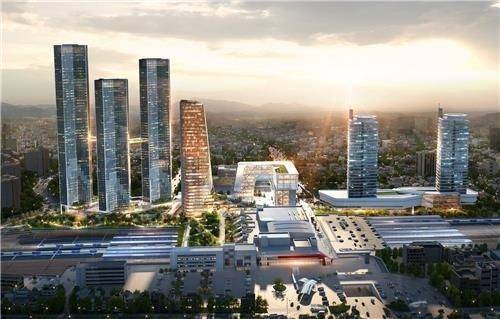 대전역세권 개발사업 조감도(서광장)