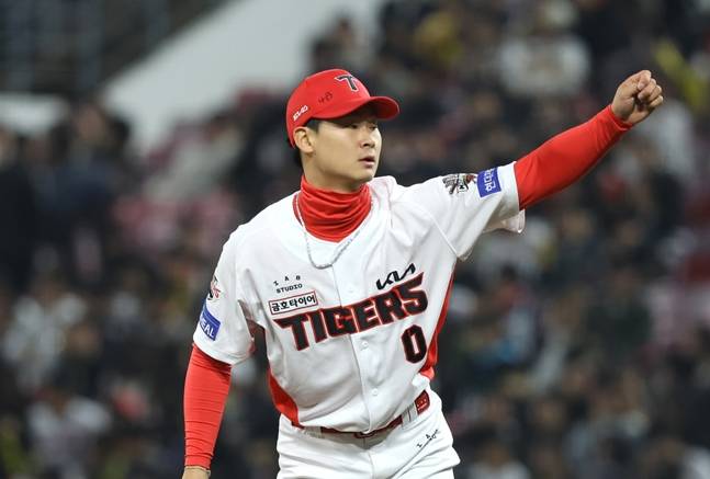 11일 경기에 등판했던 곽도규. /사진=KIA 타이거즈