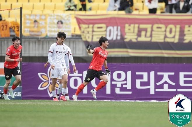 강원 FC 최병찬. 사진=한국프로축구연맹
