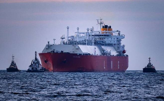 LNG수송선(자료사진) ⓒAP/뉴시스