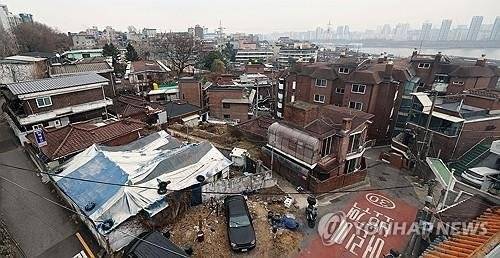 서울 용산구 한남5구역 모습. 연합뉴스