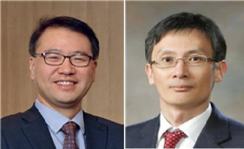 유병서(왼쪽) 신임 예산실장과 박금철 신임 세제실장(사진=기획재정부)