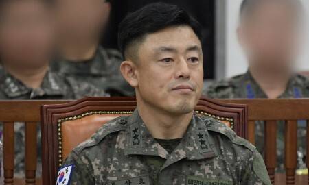 지난해 10월30일 서울 여의도 국회에서 열린 정보위원회의 국방정보본부 국정감사에 문상호 정보사령관이 출석해 있다. 공동취재사진