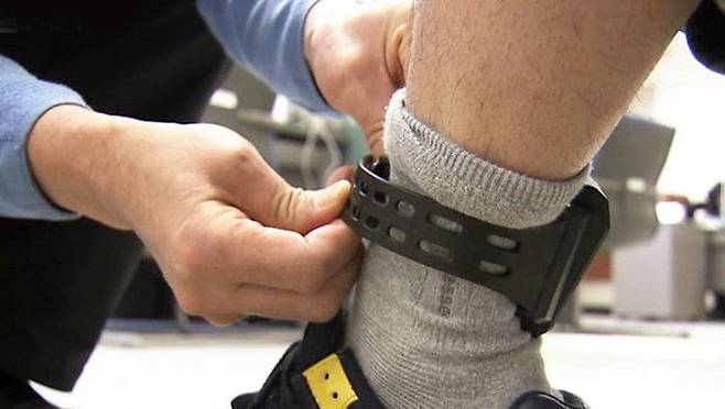 전자발찌. 연합뉴스