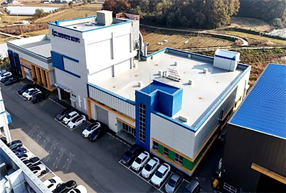 ▲ 대소면 성본산단 내에 건립한 건물형 태양광 실증센터 조감도.