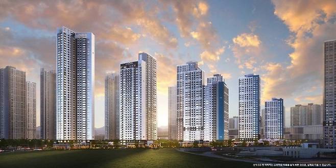 < ‘시티오씨엘 7단지’ 투시도 >