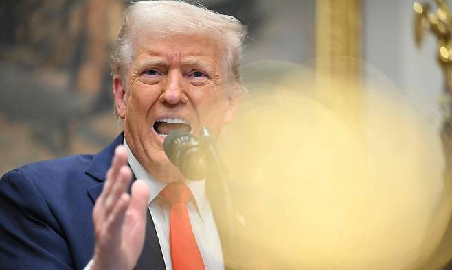 도널드 트럼프 미국 대통령. AFP연합뉴스