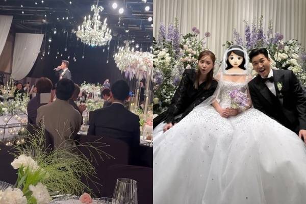 김종민 결혼식 / 사진=인순이,신지SNS 캡처