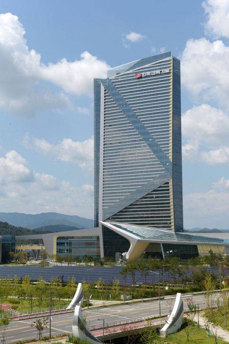 경북혁신도시에 위치한 한국전력기술 전경.