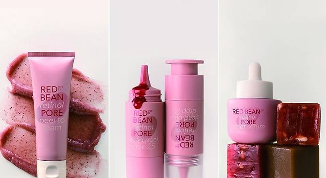 (이미지 제공=에이블씨엔씨) 3단계로 체계적인 모공 관리가 가능한 에이블씨엔씨 미샤의 베스트셀러 '팥티놀' 라인