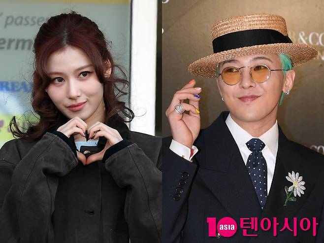 그룹 트와이스 사나, 빅뱅 지드래곤/사진=텐아시아 사진DB