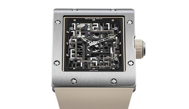 5등급 티타늄으로 만든 RM 16-02 모델.사진 리차드 밀