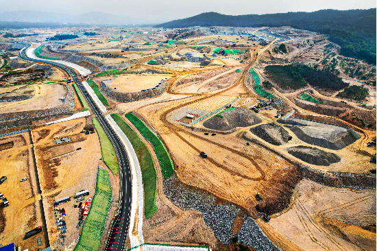 경기도 용인시 처인구 원삼면 용인반도체클러스터 용지에서 공사가 진행되고 있다. (매경 DB)