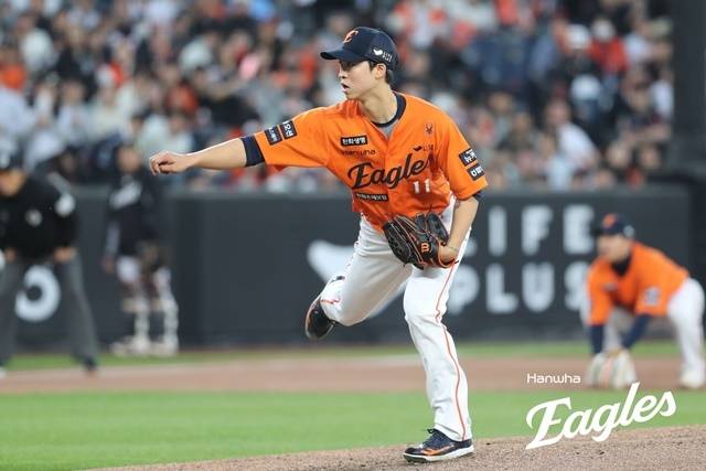 25일 대전 KT전에서 반등의 계기를 마련한 엄상백. 사진=한화 제공