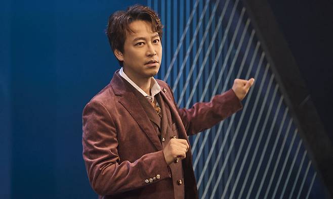1인극 ‘노베첸토’에서 열연 중인 배우 오만석. HJ컬쳐 제공