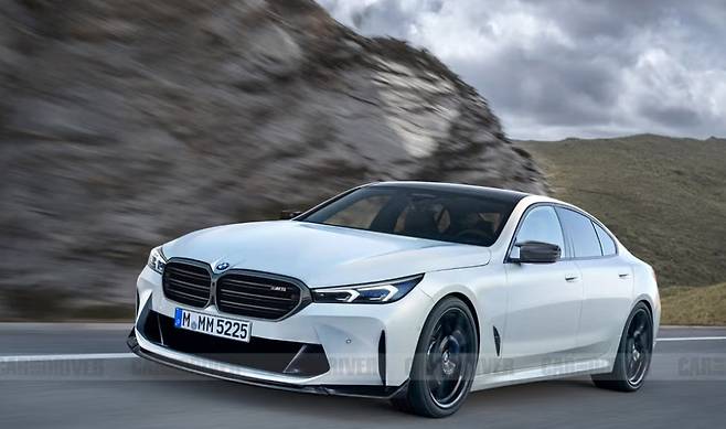 BMW i5M 예상도 (출처: Car and Driver)