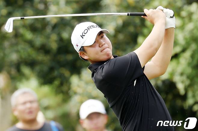 리브(LIV) 골프의 장유빈. /뉴스1 ⓒ News1 민경석 기자