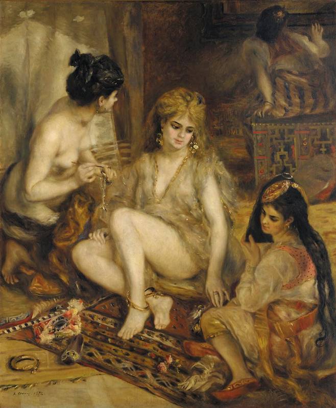 르누아르 ‘알제리풍의 파리 여인’. /일본 국립서양미술관