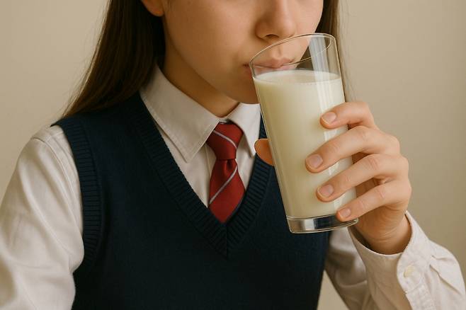 우유급식 학교의 청소년들은 성장기에 필요한 칼슘이 권장 섭취량의 약 70%를 채우는 것으로 나타났다. 이는 비급식 학교보다 20%가량 더 많은 양이다. /사진=우유자조금관리위원회