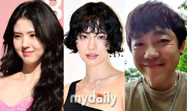 왼쪽부터 배우 한소희, 그룹 애프터스쿨 출신 배우 나나, 힙합 그룹 원타임 출신 송백경 / 마이데일리 및 송백경 인스타그램