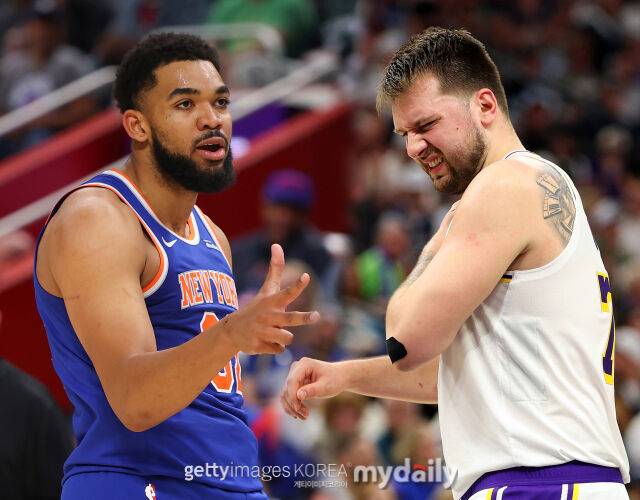 타운스(왼쪽)와 돈치치. /게티이미지코리아