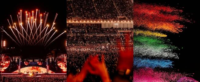 "함께 노래해줘서 고마워요♥" 콜드플레이가 공개한 韓 콘서트 순간 with 방탄소년단 진