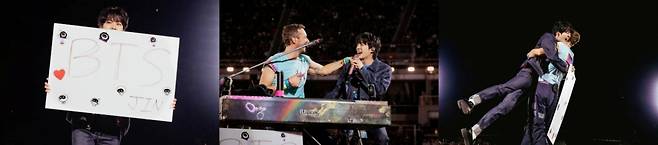 "함께 노래해줘서 고마워요♥" 콜드플레이가 공개한 韓 콘서트 순간 with 방탄소년단 진